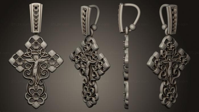 Jewelry (Cross 011, JVLR_0100) 3D models for cnc